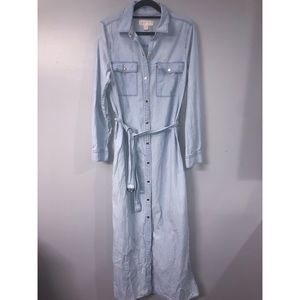Michael Kors Denim Maxi Dress